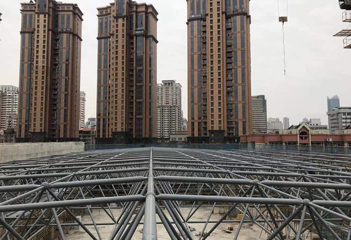 大兴水泥厂网架安装